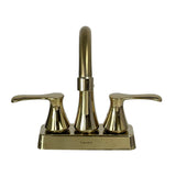 Mezcladora para Lavabo 4" ABS - Acabado Brushed Gold