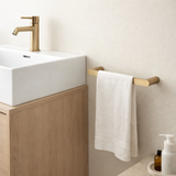 Toallero Corto"S10" 30cm "Brushed Gold" - Wasser