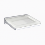 Jabonera De Vidrio Satinado "Geometric" - Tecnobath