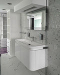 Mueble para baño con lavabo y espejo MBO 1200