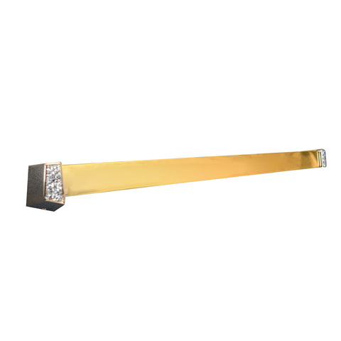 Toallero de barra 50cm S8 SWAROVSKI GOLD